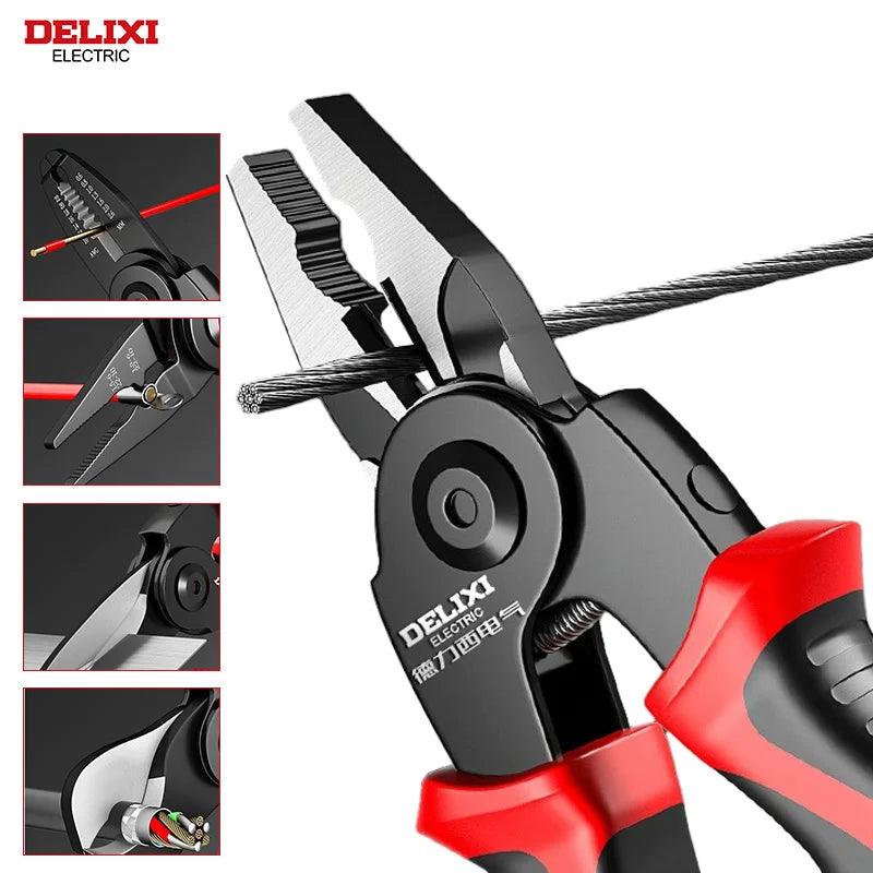 Delixi MultiGrip 5 em 1 - Alicate Multifuncional - Prime Compra